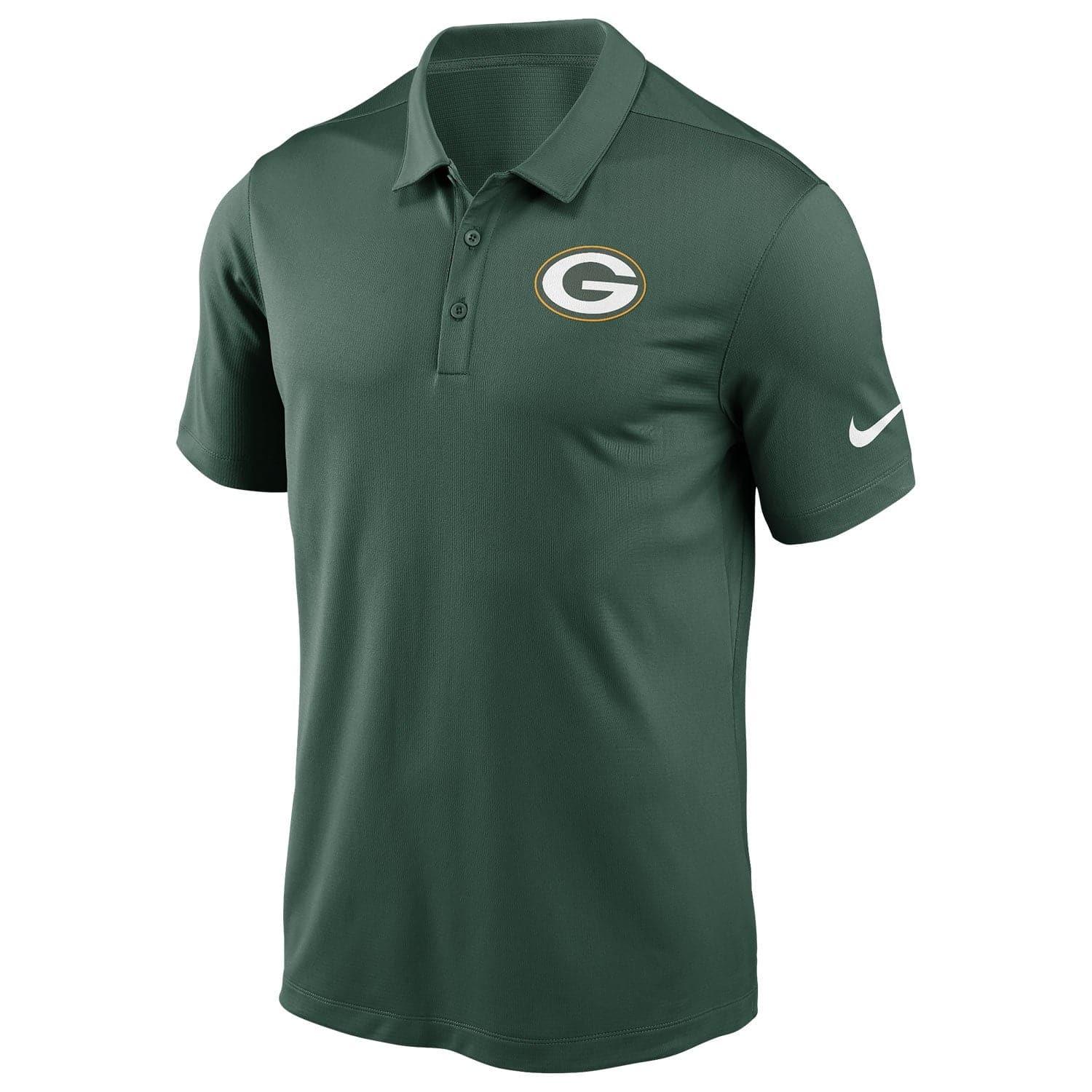 Green Bay Packers Nike NFL Team Logo Franchise Performance Polo Shirt - Green