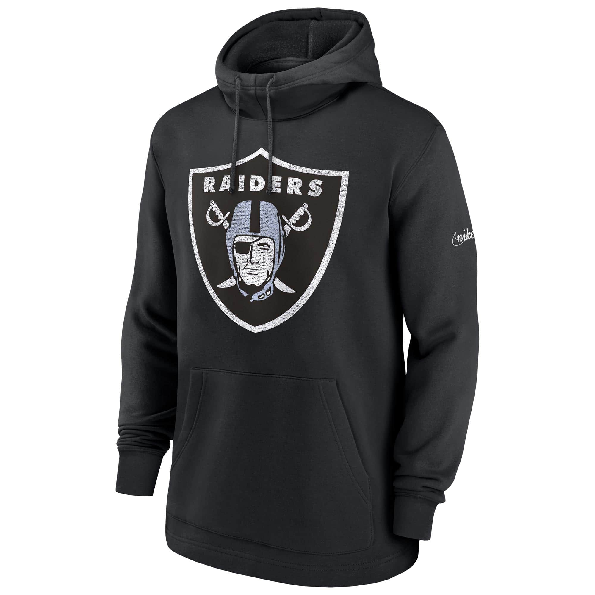 Las Vegas Raiders Nike NFL Historic Fleece Hoodie Jumper - Black