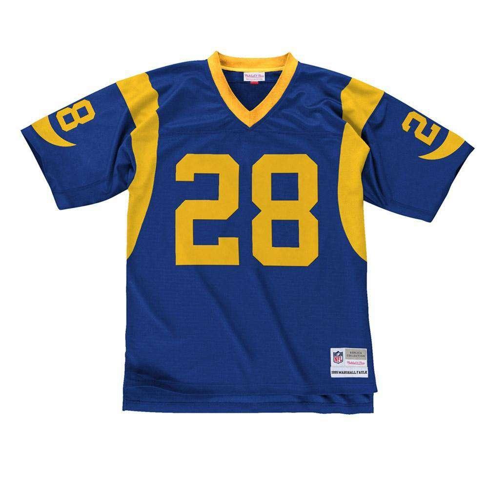 Marshall Faulk Los Angeles Rams Mitchell & Ness NFL Legacy Jersey - Blue