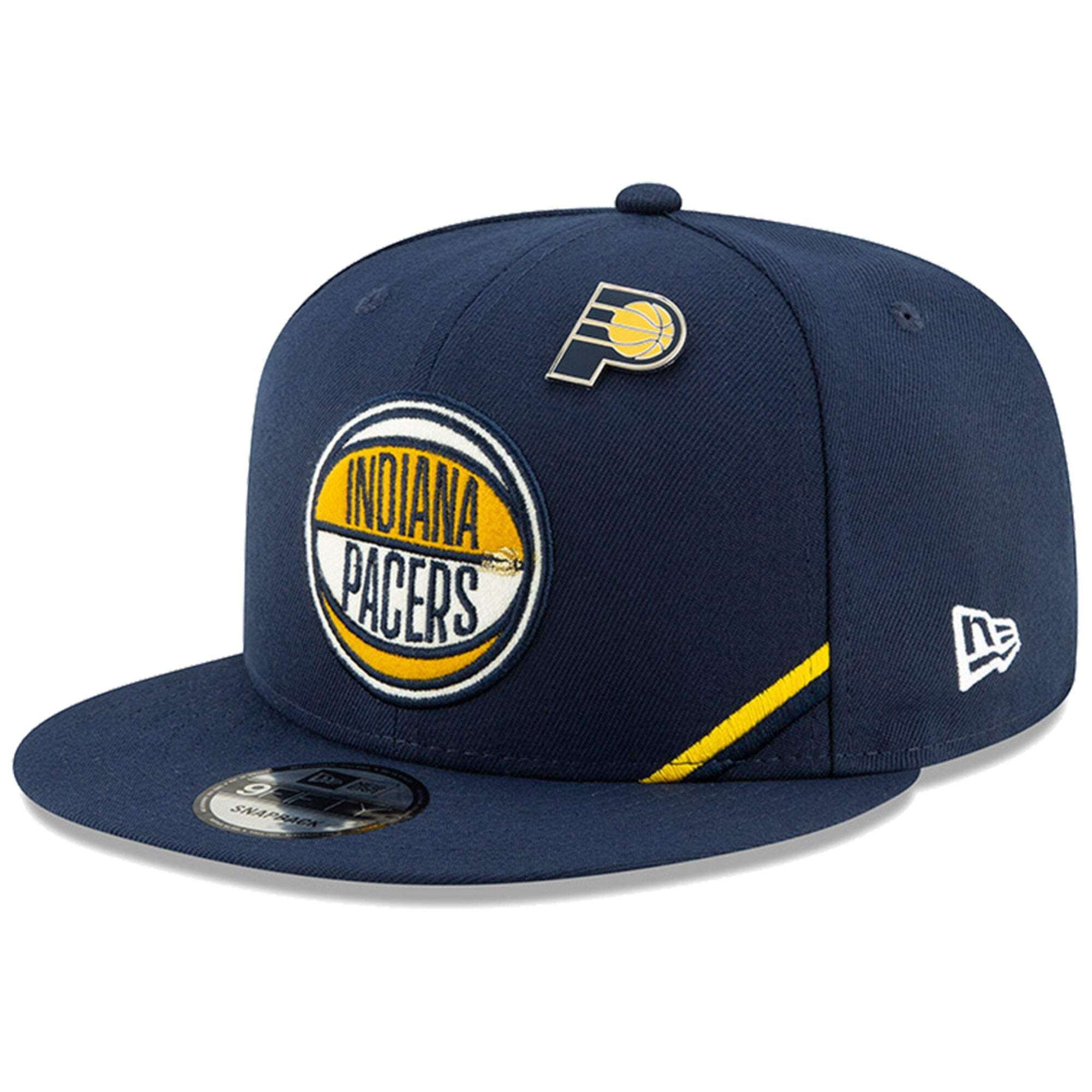 New Era Caps Indiana Pacers New Era 2019 NBA Draft 9FIFTY Snapback Hat - Navy