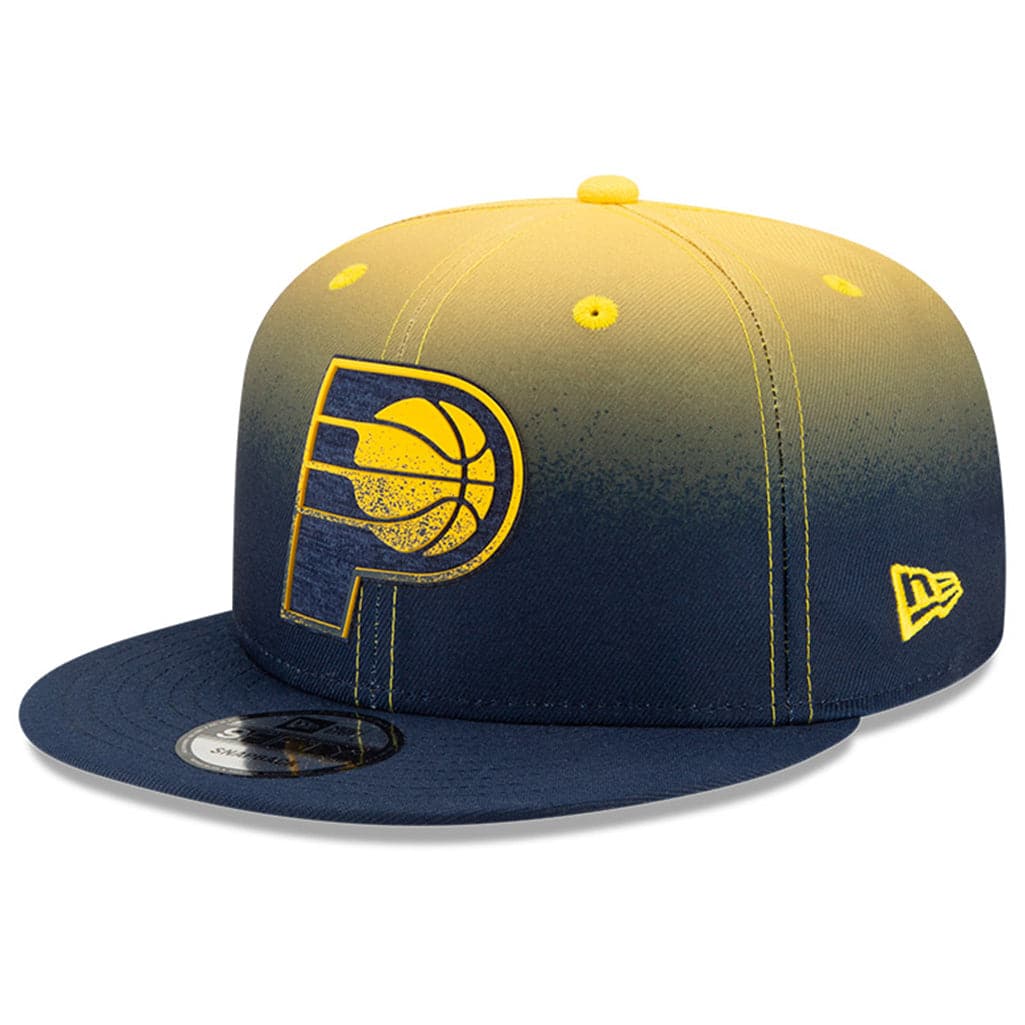 New Era Caps Indiana Pacers New Era NBA 2021 Back Half 9FIFTY Snapback Hat - Yellow