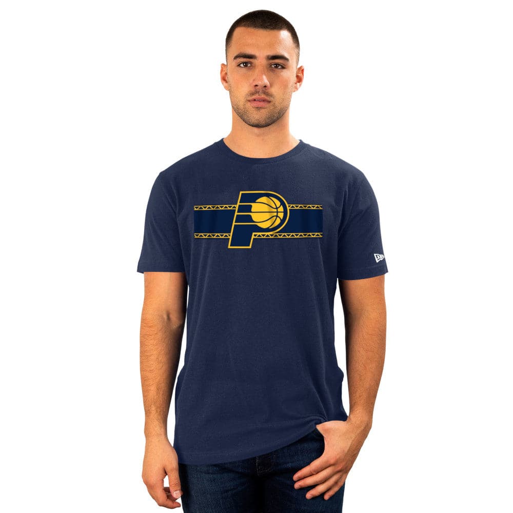 New Era T-Shirts Indiana Pacers New Era NBA 22-23 City Edition T-Shirt - Navy