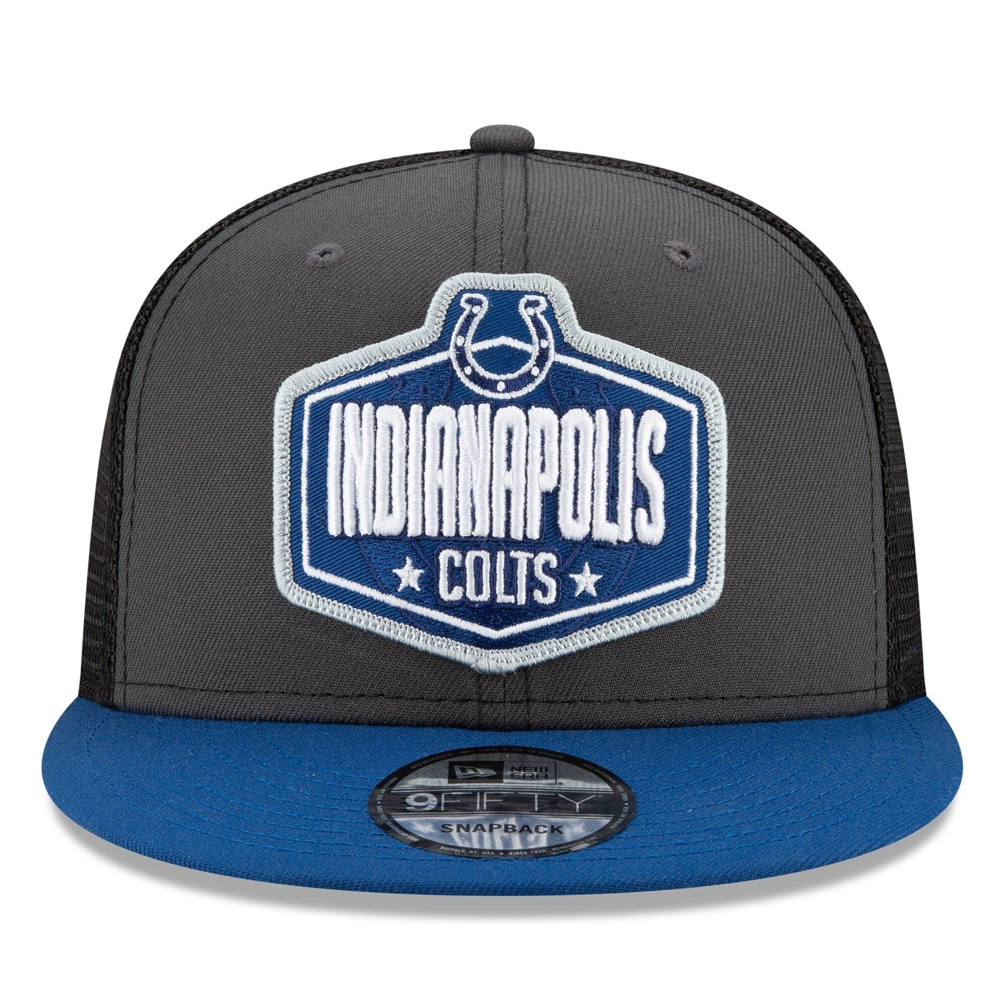 New Era Caps Indianapolis Colts New Era 2021 NFL Draft 9FIFTY Snapback Hat - Graphite