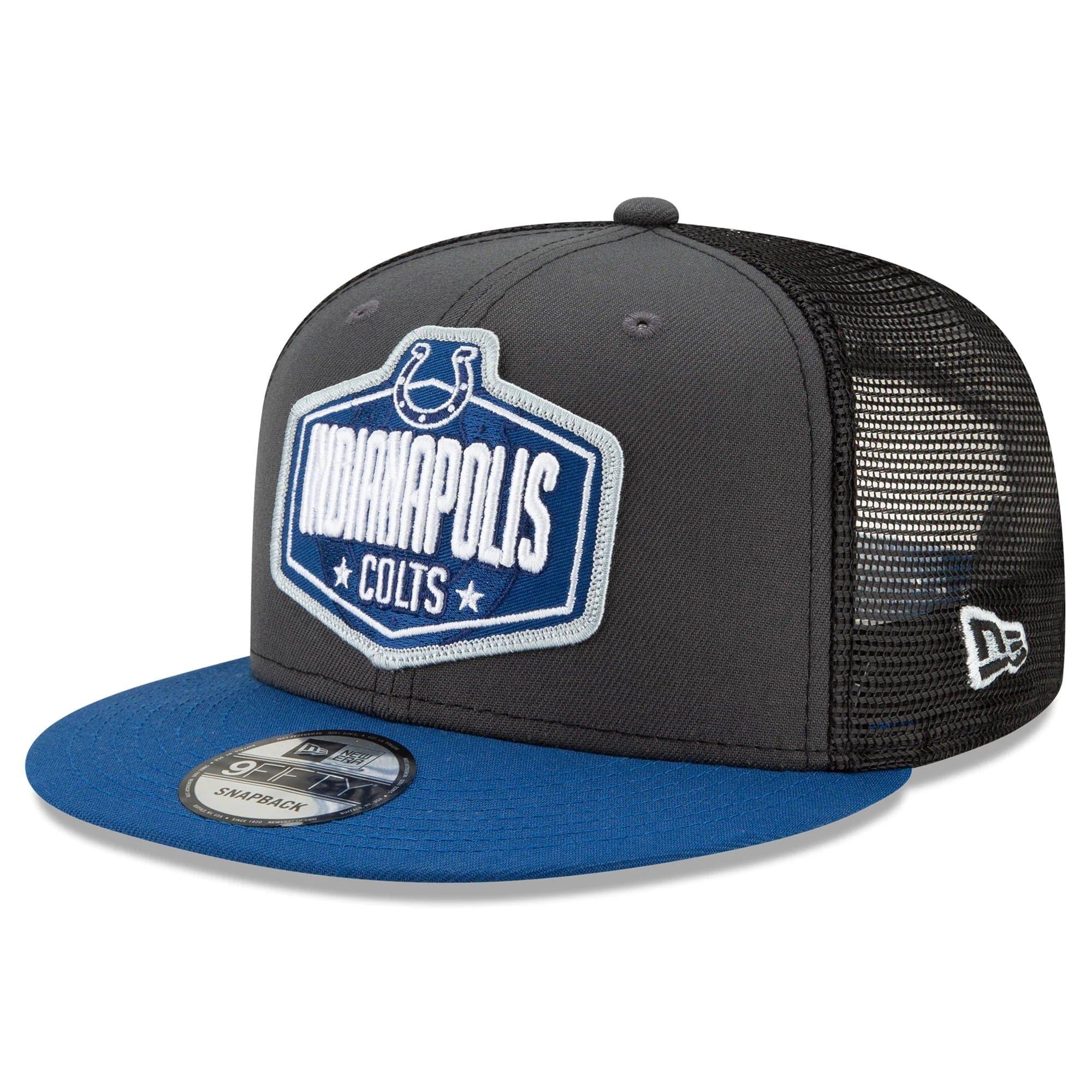 New Era Caps Indianapolis Colts New Era 2021 NFL Draft 9FIFTY Snapback Hat - Graphite