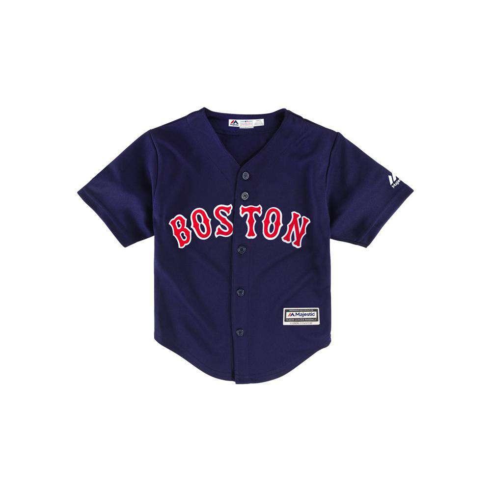 Majestic Athletic Jerseys Infants Boston Red Sox Majestic MLB Cool Base Replica Jersey - Navy