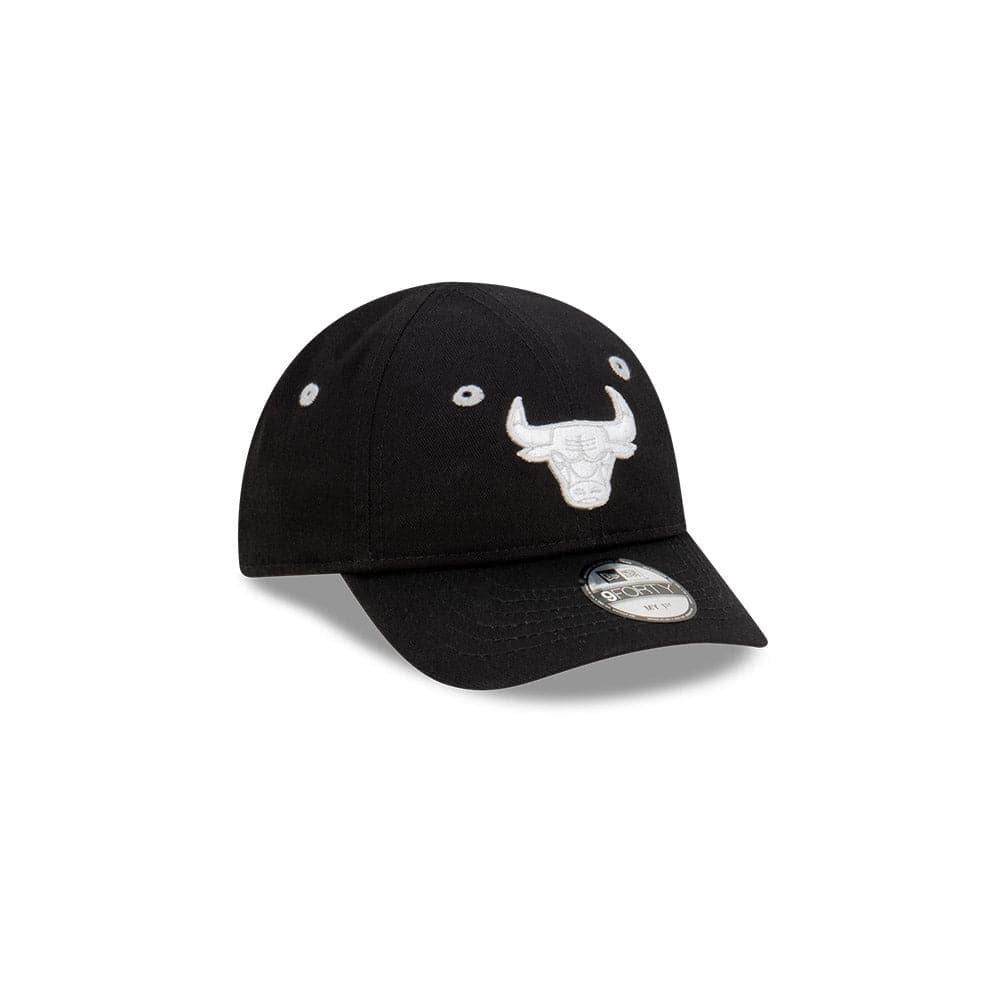 New Era Caps Infants Infants Chicago Bulls New Era NBA Tonal Grey My 1st 9FORTY Hat - Black