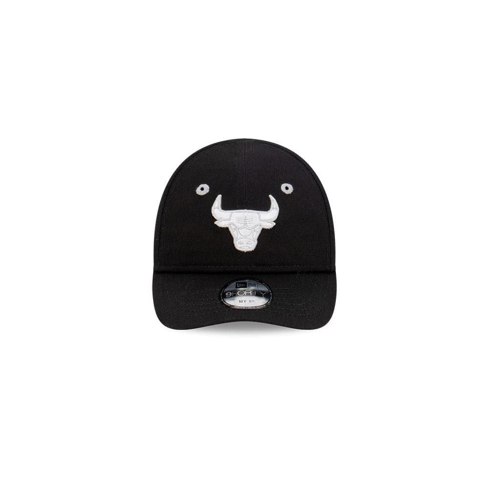 New Era Caps Infants Infants Chicago Bulls New Era NBA Tonal Grey My 1st 9FORTY Hat - Black