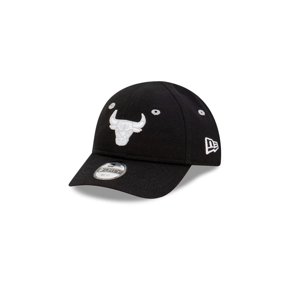 New Era Caps Infants Infants Chicago Bulls New Era NBA Tonal Grey My 1st 9FORTY Hat - Black