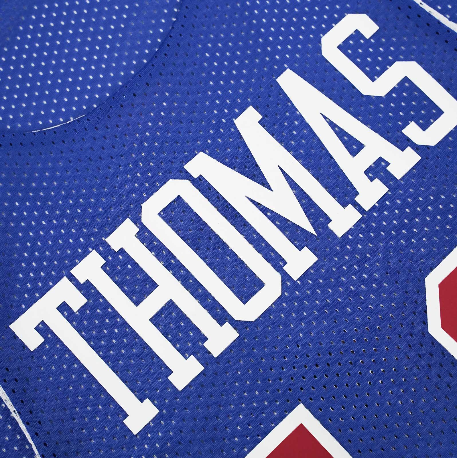 Mitchell And Ness T-Shirts Isiah Thomas Detroit Pistons Mitchell & Ness NBA Reversible Mesh Tank - Blue/White