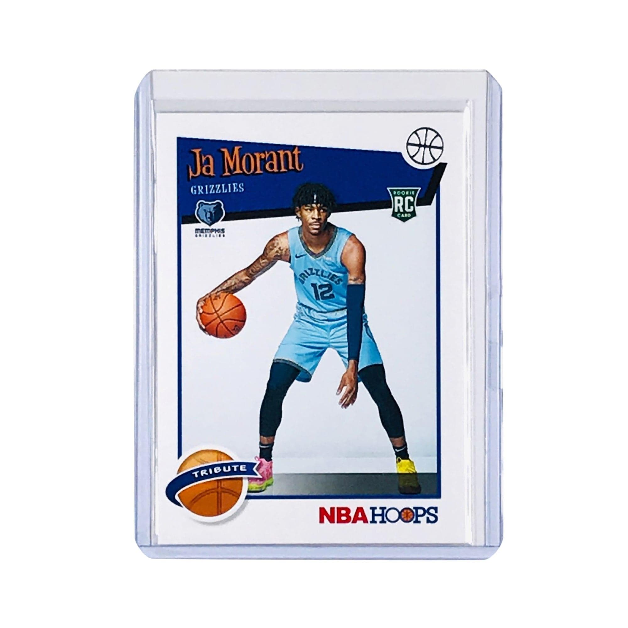 Panini Cards Ja Morant Memphis Grizzlies 2019-20 Panini Hoops NBA Tribute Rookie Card