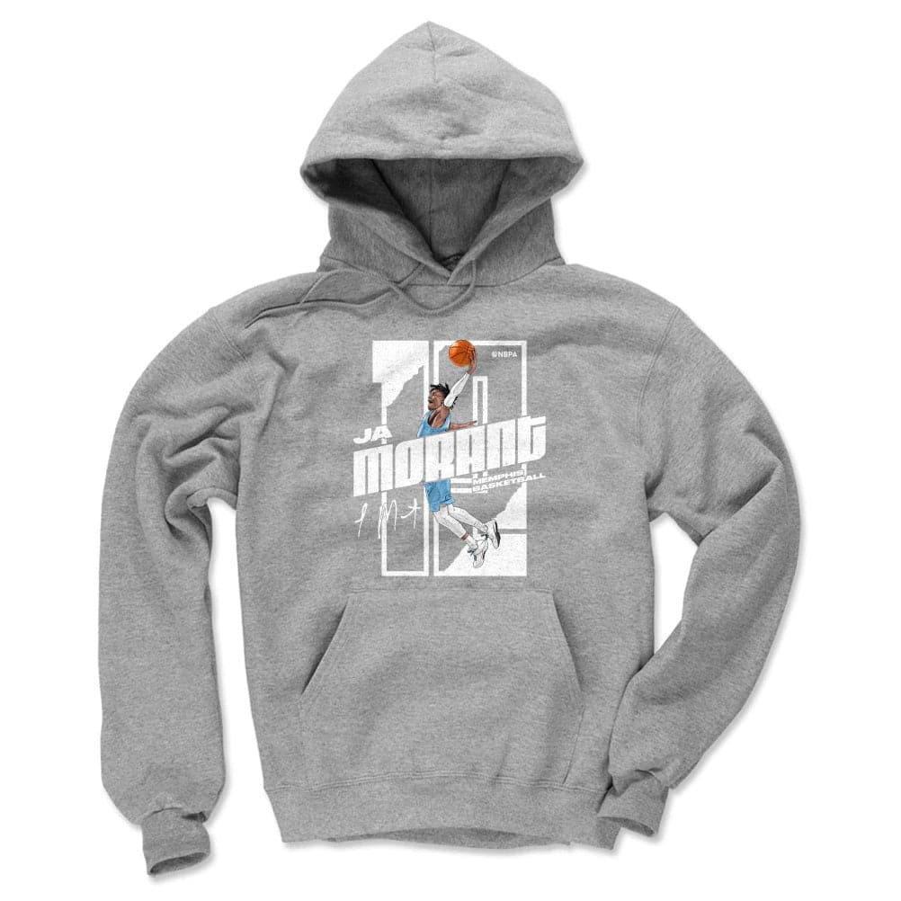 500 Level Jumpers Ja Morant Memphis Grizzlies 500 Level NBA Dunk Hoodie Jumper - Grey