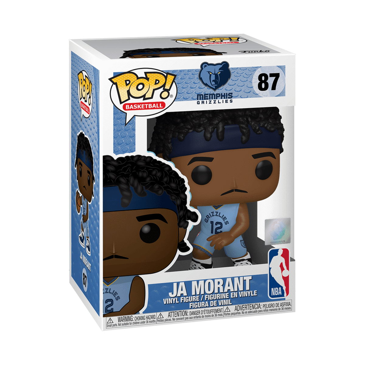 Funko Figures Ja Morant Memphis Grizzlies Funko NBA Pop 3.75" Figure - Blue