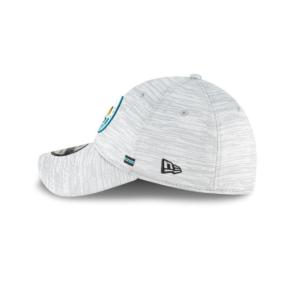 New Era Caps Jacksonville Jaguars New Era NFL 2020 Sideline 39THIRTY Flex Fit Curve Hat - Grey