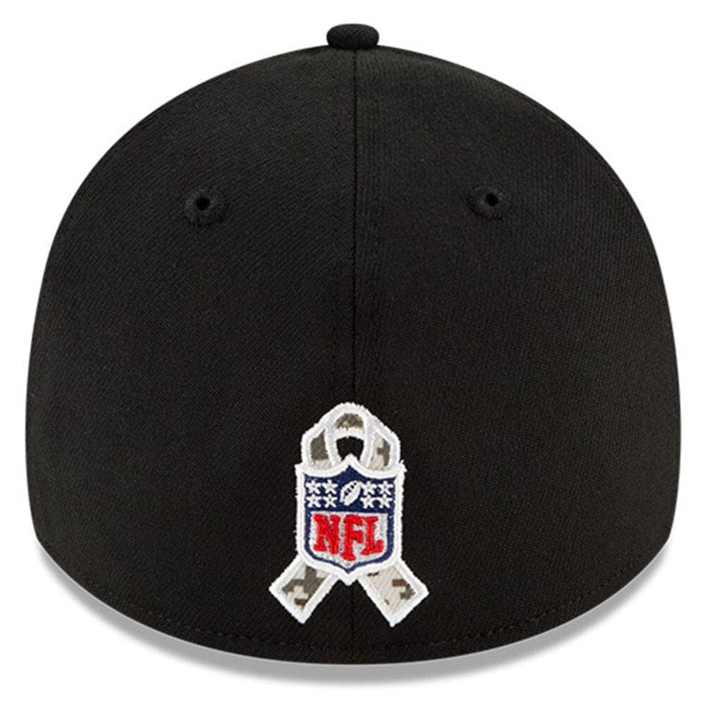 New Era Caps Jacksonville Jaguars New Era NFL 2021 Salute To Service 39THIRTY Flex Fit Hat - Black