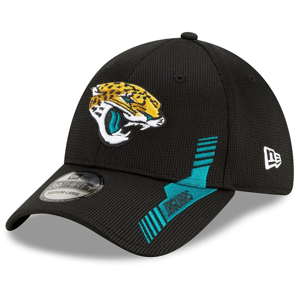 New Era Caps Jacksonville Jaguars New Era NFL 2021 Sideline Home 39THIRTY Flex Fit Hat - Black