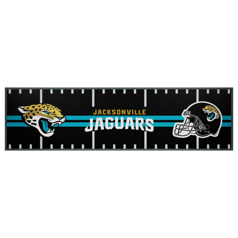 NFL Branded Accessories Jacksonville Jaguars NFL Team Field 90 x 25cm Bar Runner/Mat