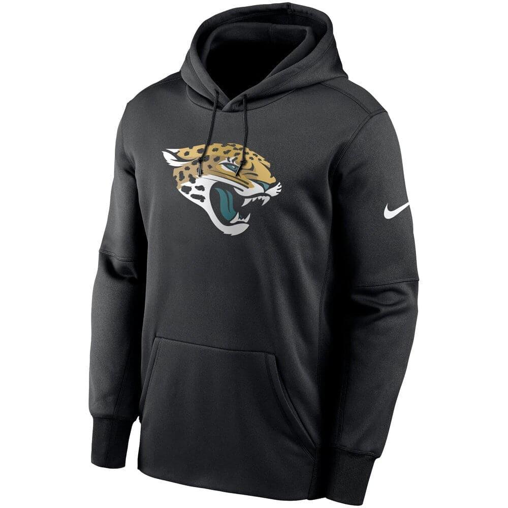 Nike Jumpers Jacksonville Jaguars Nike NFL Prime Logo Therma Hoodie Jumper - Black