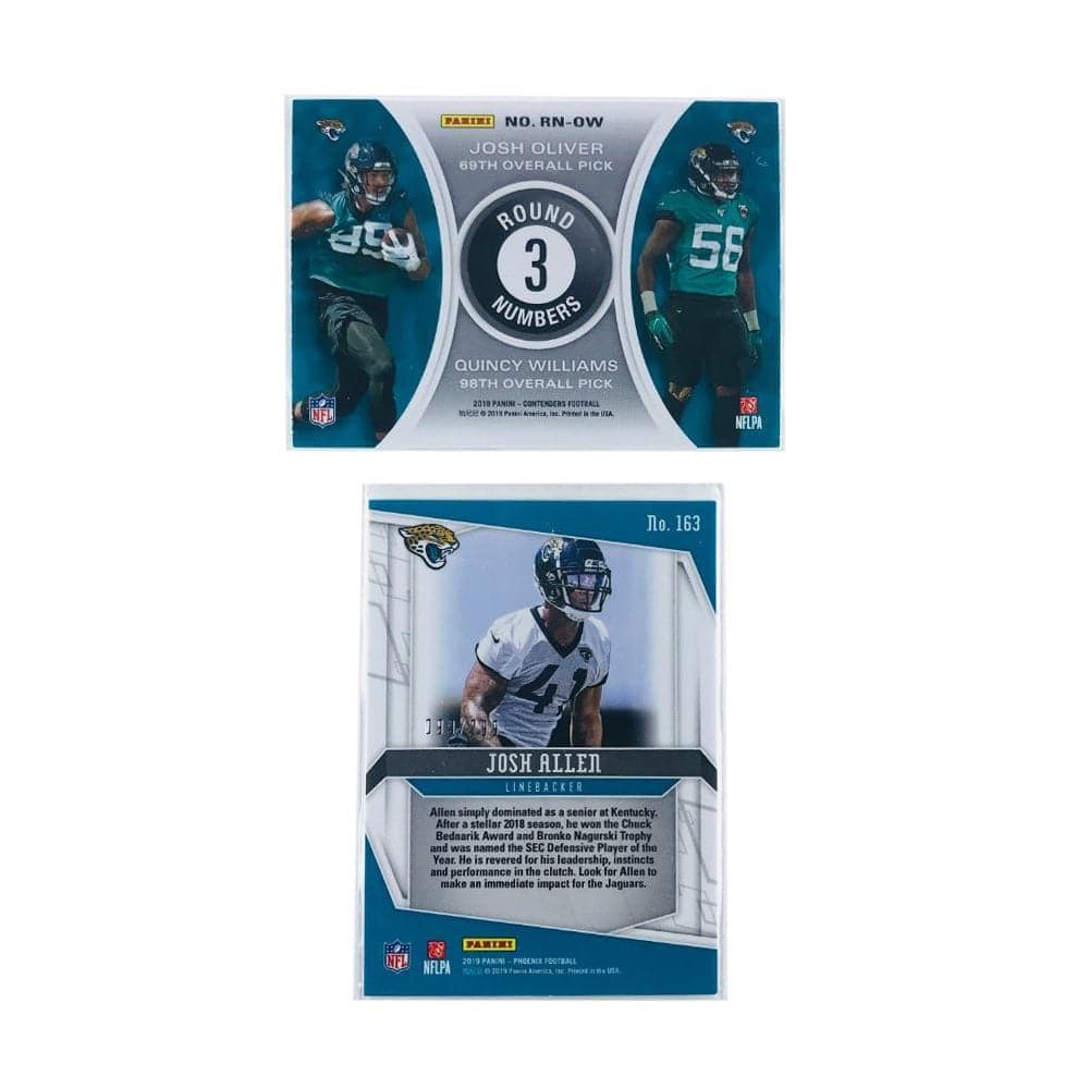 Panini Cards Jacksonville Jaguars Panini NFL 2 Card Insert Trading Card Set