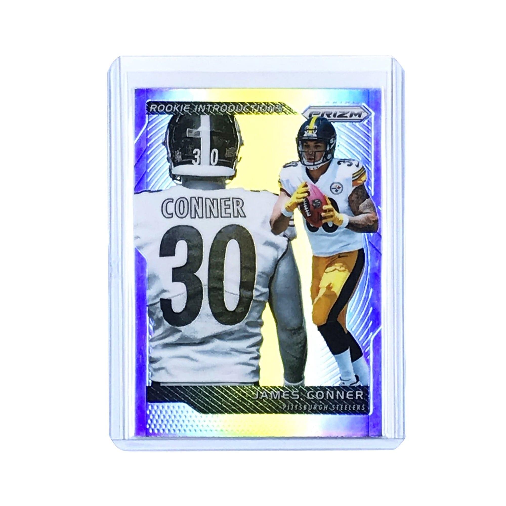 Panini Cards James Conner Pittsburgh Steelers 2017 Panini Prizm NFL Rookie Introductions Silver Card