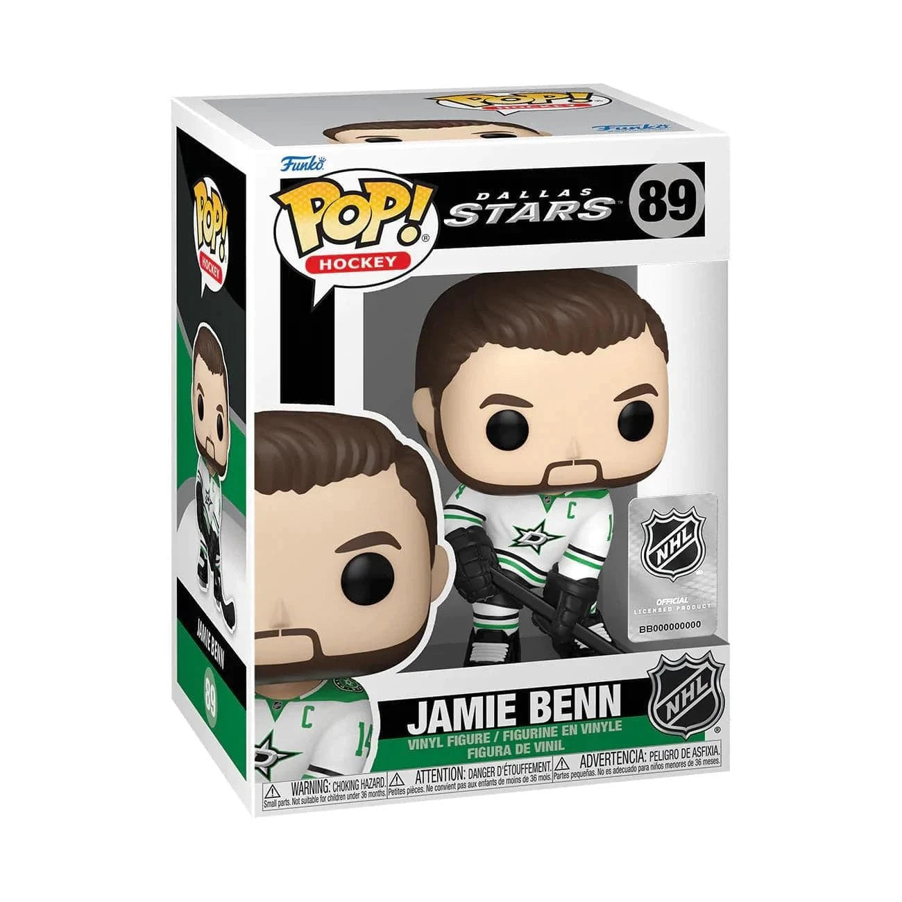 Funko Figures Jamie Benn Dallas Stars Funko NHL Pop 3.75" Figure - White