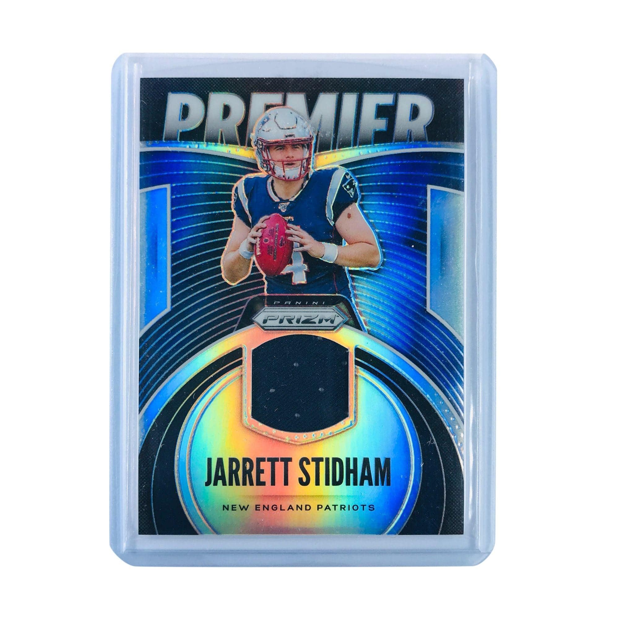 Panini Cards Jarrett Stidham New England Patriots 2019 Panini Prizm NFL Rookie Premier Patch Card