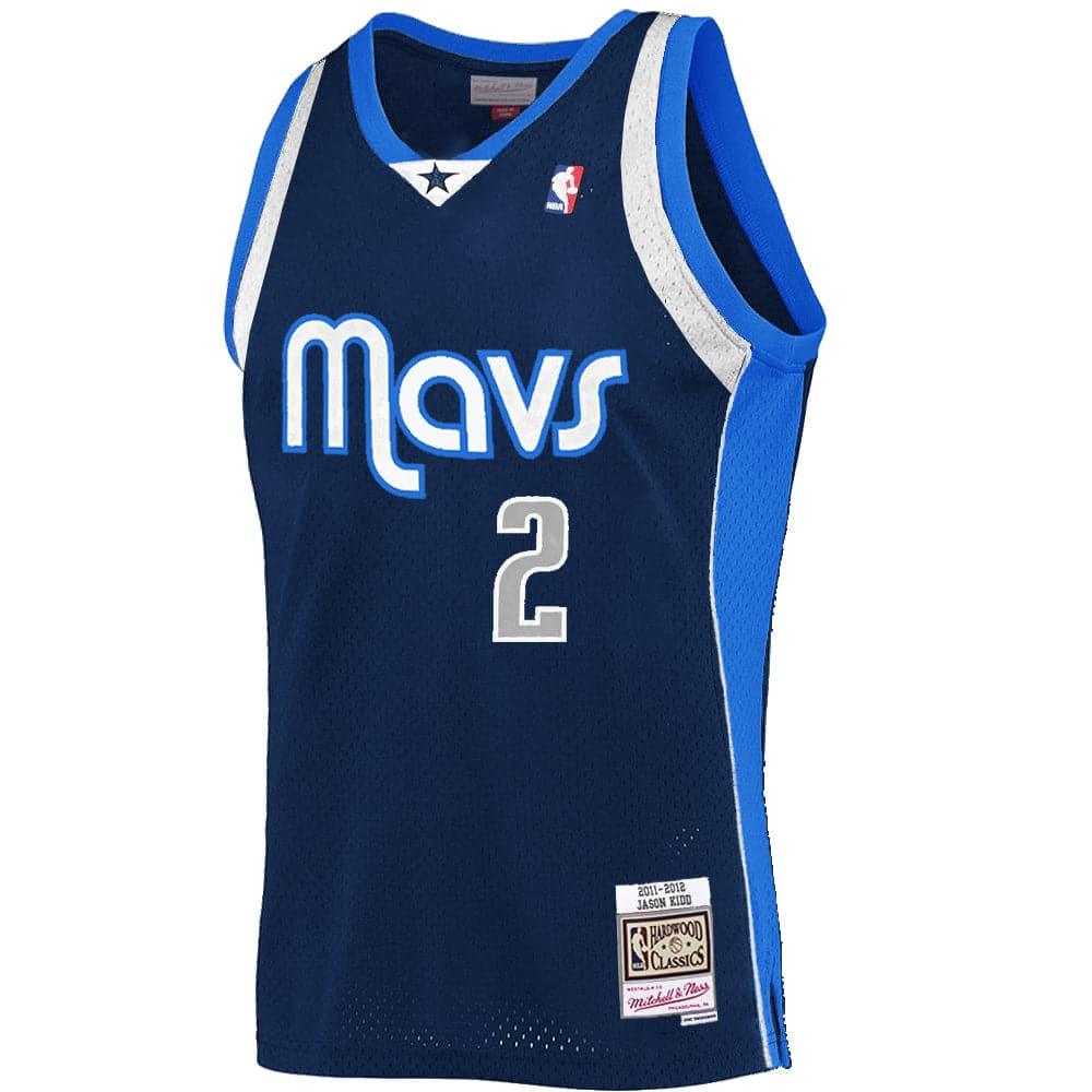 Mitchell And Ness Jerseys Jason Kidd Dallas Mavericks Mitchell & Ness NBA 11-12 Away Swingman Jersey - Navy