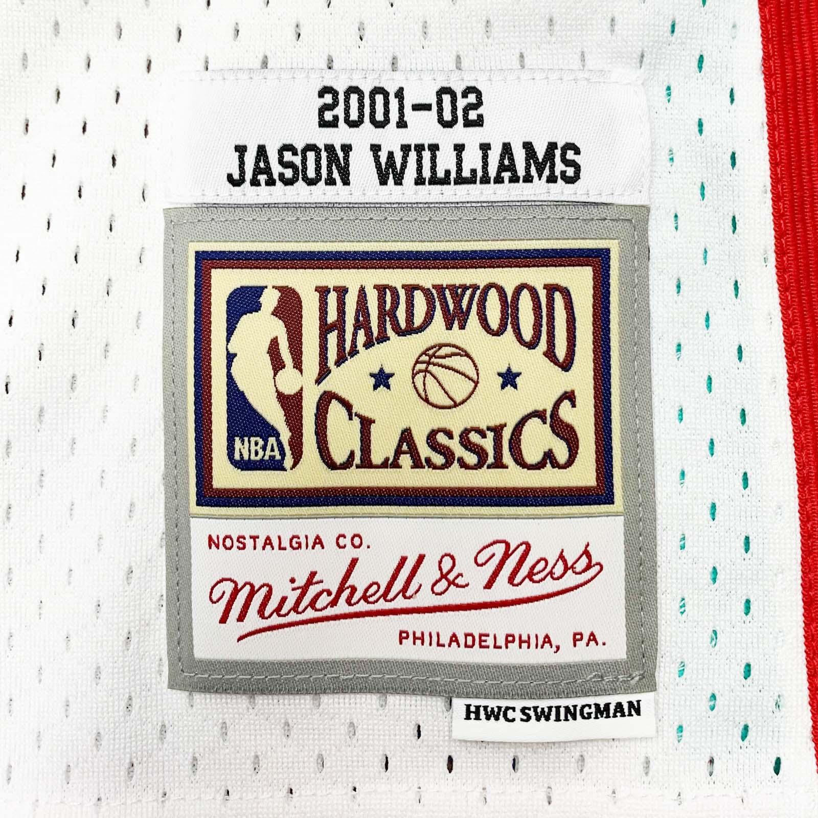 Mitchell And Ness Jerseys Jason Williams Memphis Grizzlies Mitchell & Ness NBA 01-02 Home Swingman Jersey - White