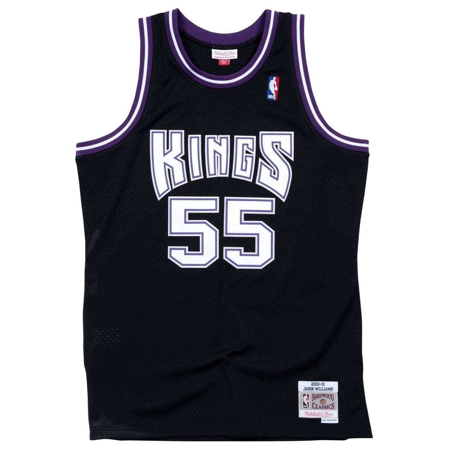 Mitchell And Ness Jerseys Jason Williams Sacramento Kings Mitchell & Ness NBA Swingman Jersey - Black