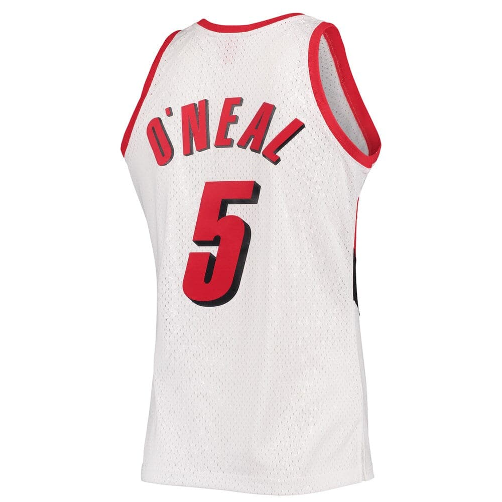 Mitchell And Ness Jerseys Jermaine O'Neal Portland Trail Blazers Mitchell & Ness NBA 96-97 Swingman Jersey - White