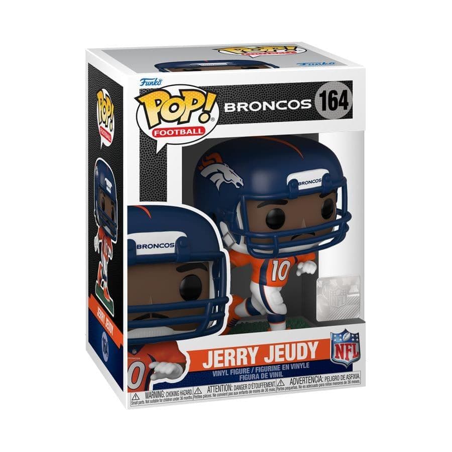 Funko Figures Jerry Jeudy Denver Broncos Funko NFL Pop Vinyl 3.75" 84 Figure - Home