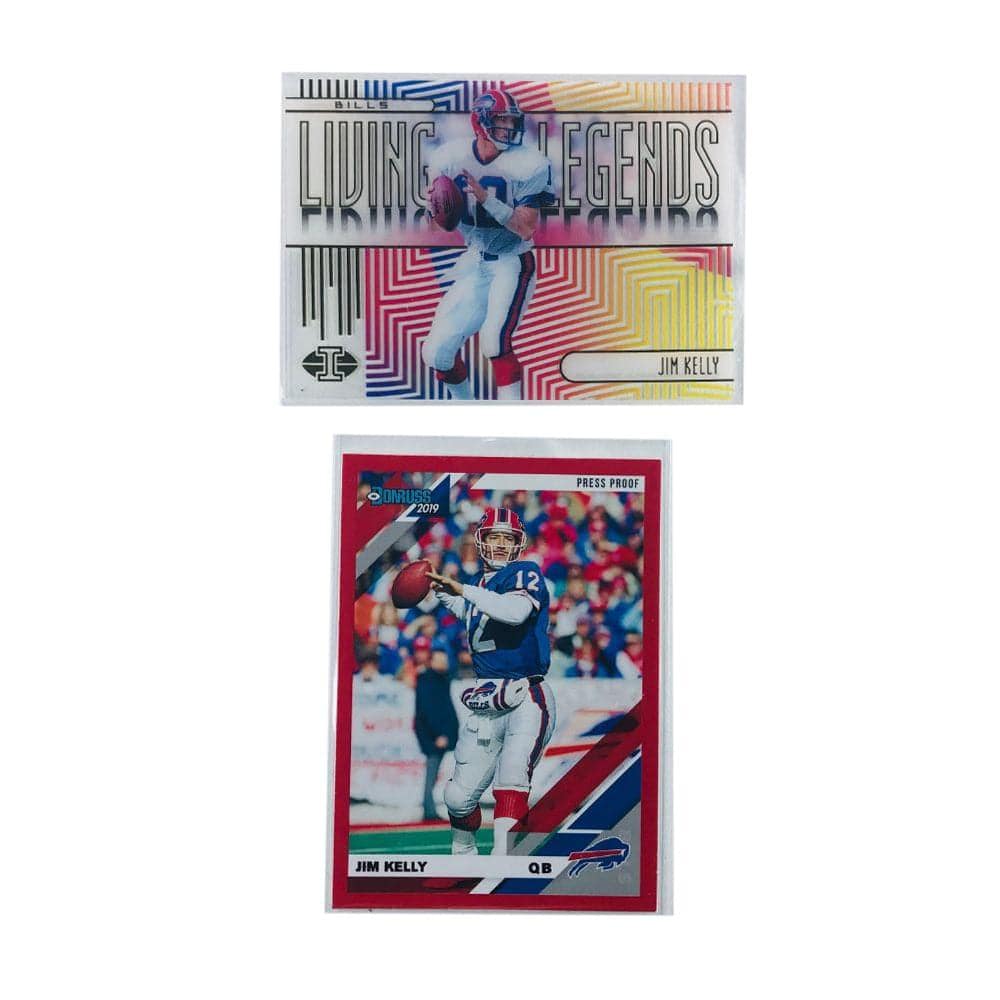 Panini Cards Jim Kelly Buffalo Bills 2019 Panini NFL 2 Card Insert Set
