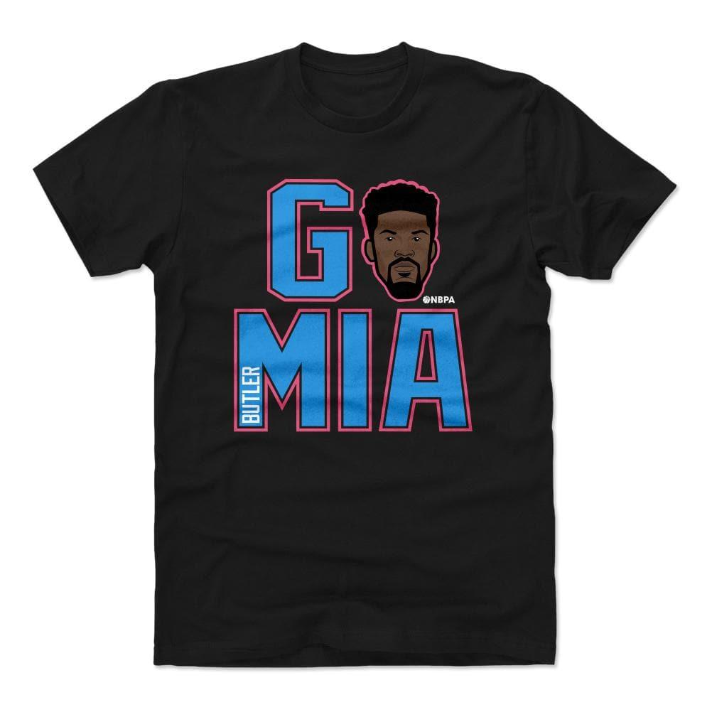 500 Level T-Shirts Jimmy Butler Miami Heat 500 Level NBA Go Miami T-Shirt - Black