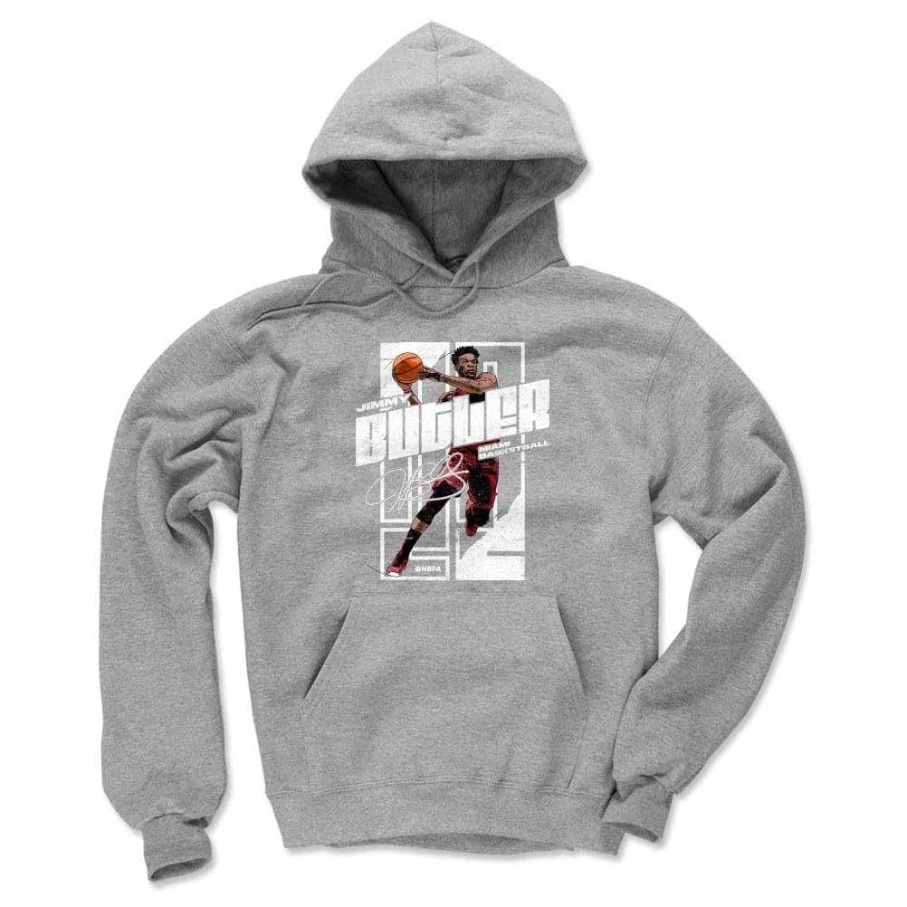 500 Level Jumpers Jimmy Butler Miami Heat 500 Level NBA Stretch Hoodie Jumper - Grey
