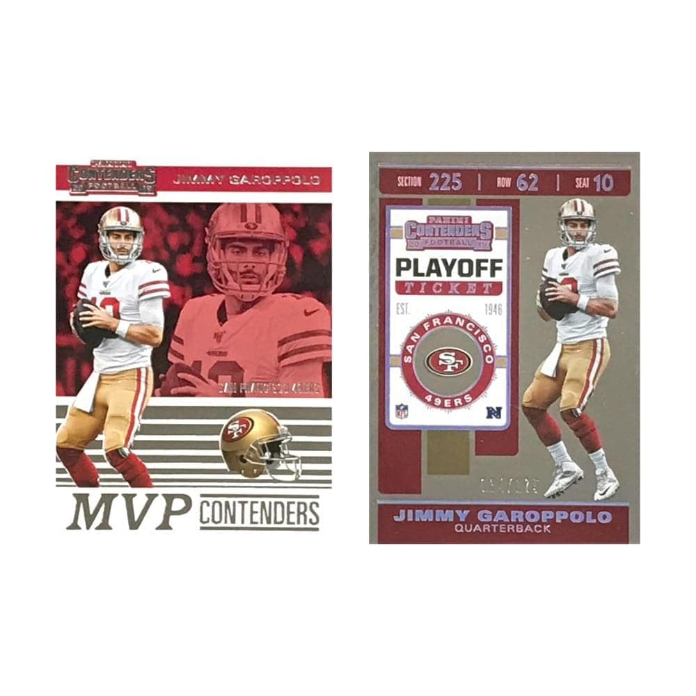 Panini Cards Jimmy Garoppolo San Francisco 49ers 2019 Panini NFL 2 Insert Card Set