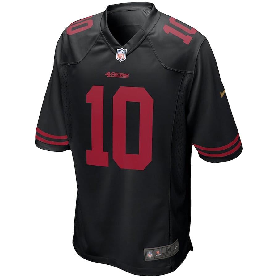Nike Jerseys Jimmy Garoppolo San Francisco 49ers Nike NFL Game Jersey - Black