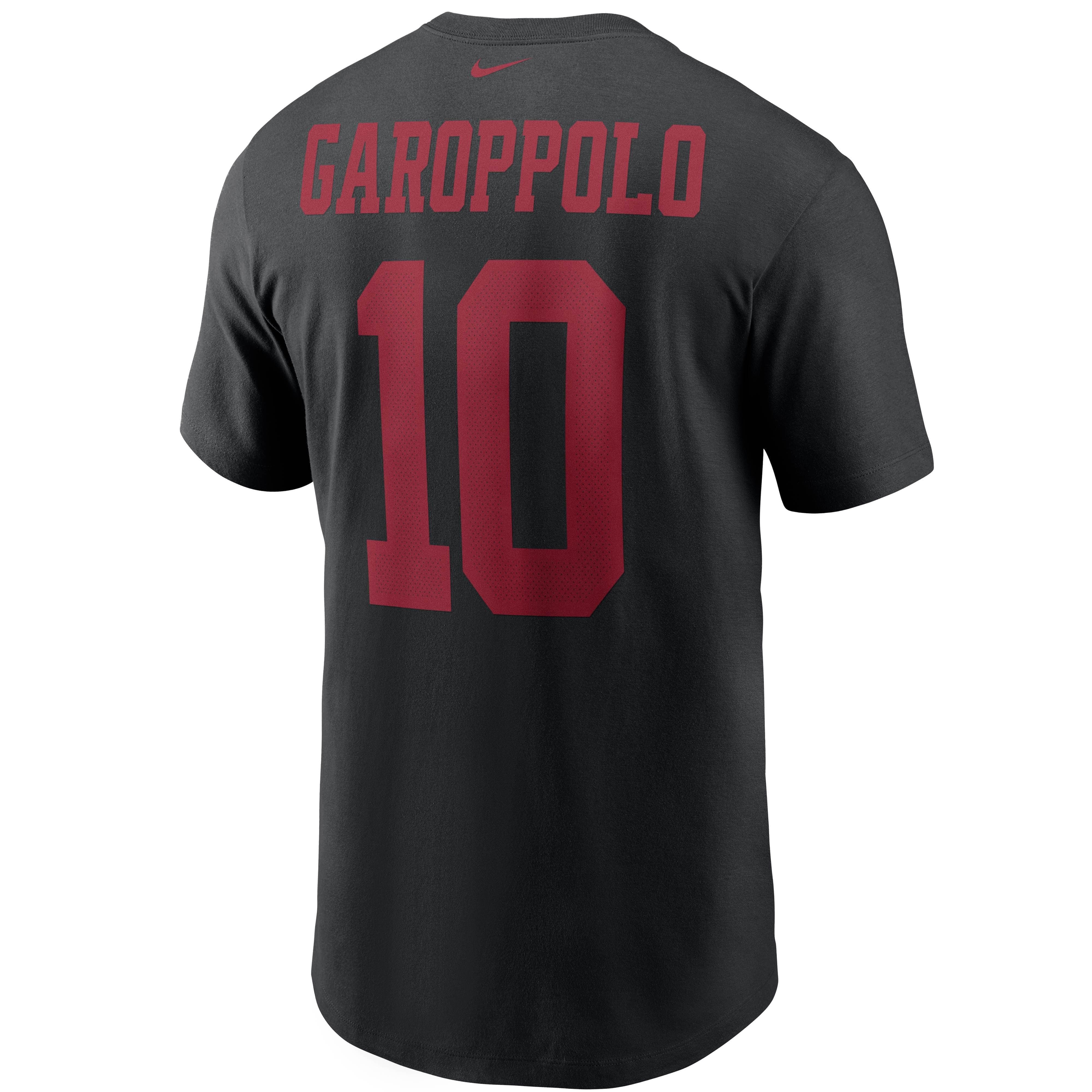 Nike T-Shirts Jimmy Garoppolo San Francisco 49ers Nike NFL Player Essential T-Shirt - Black