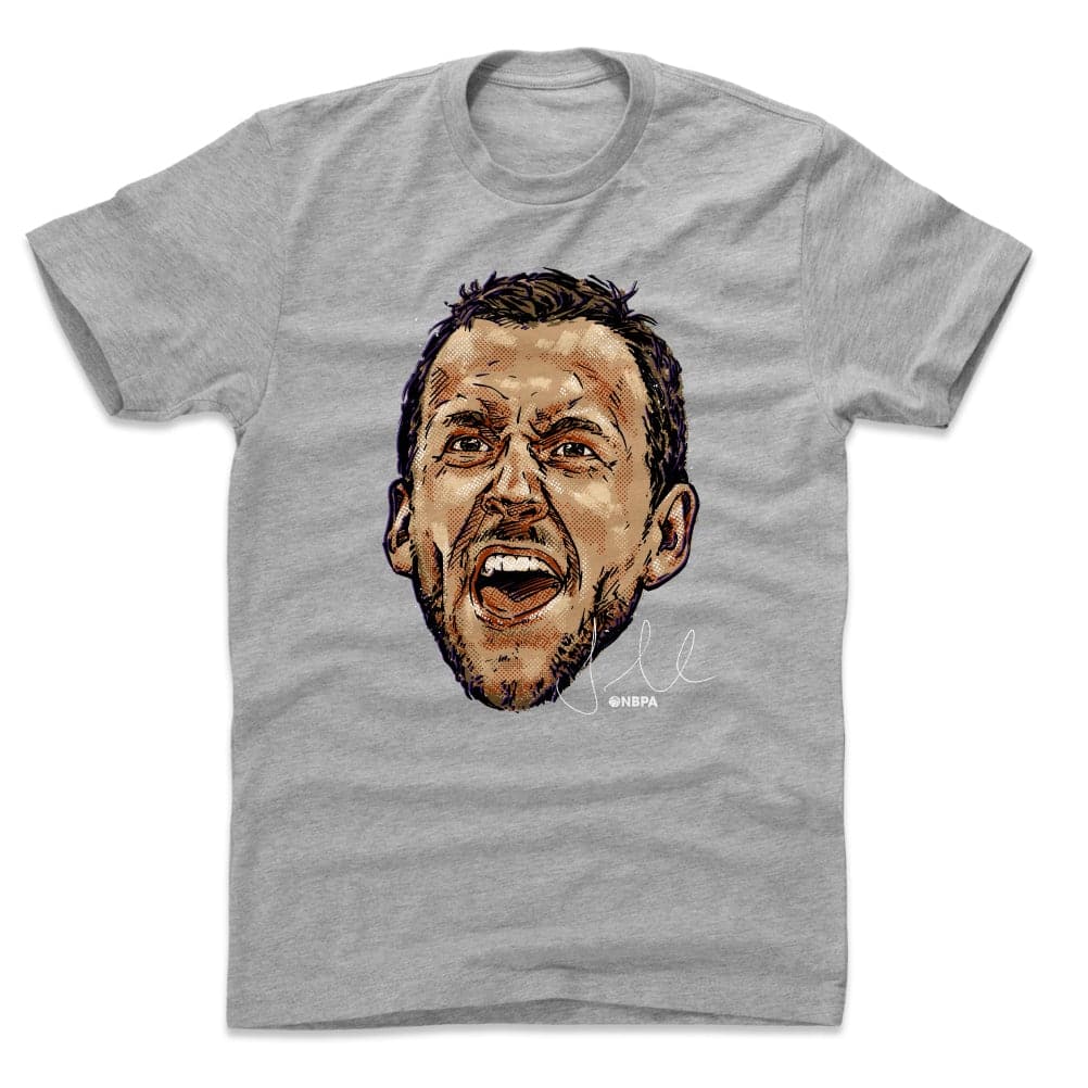 500 Level T-Shirts Joe Ingles Utah Jazz 500 Level NBA Scream T-Shirt - Grey Marle