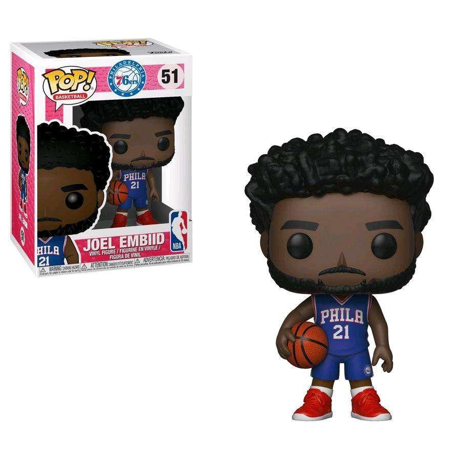 Funko Figures Joel Embiid Philadelphia 76ers Funko NBA Pop 3.75" Figure - Blue