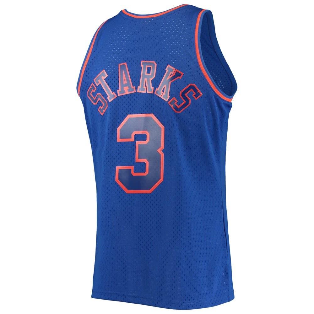 Mitchell And Ness Jerseys John Starks New York Knicks Mitchell & Ness NBA 96-97 Alt Swingman Jersey - Blue
