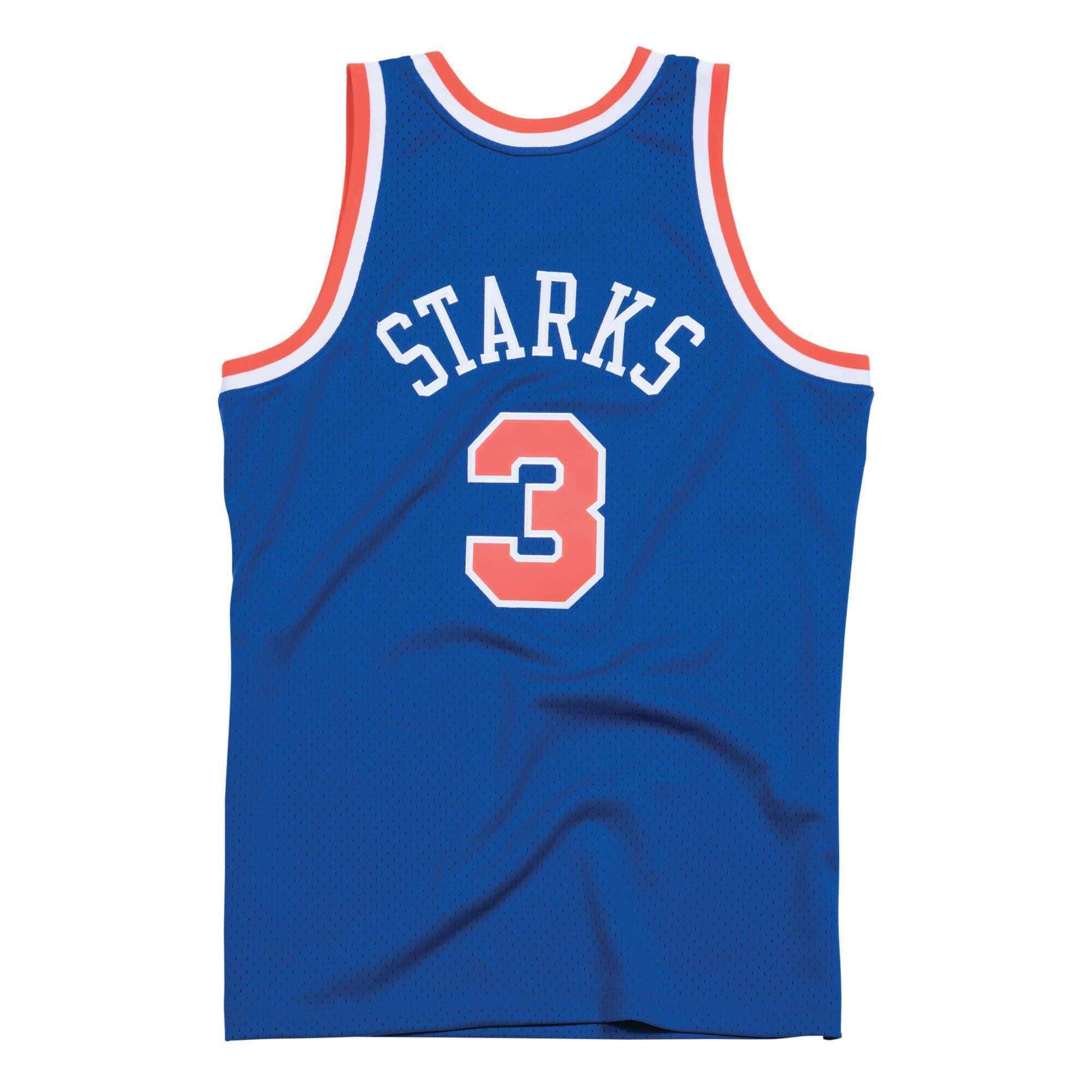 Mitchell And Ness Jerseys John Starks New York Knicks Mitchell & Ness NBA Swingman Jersey - Blue