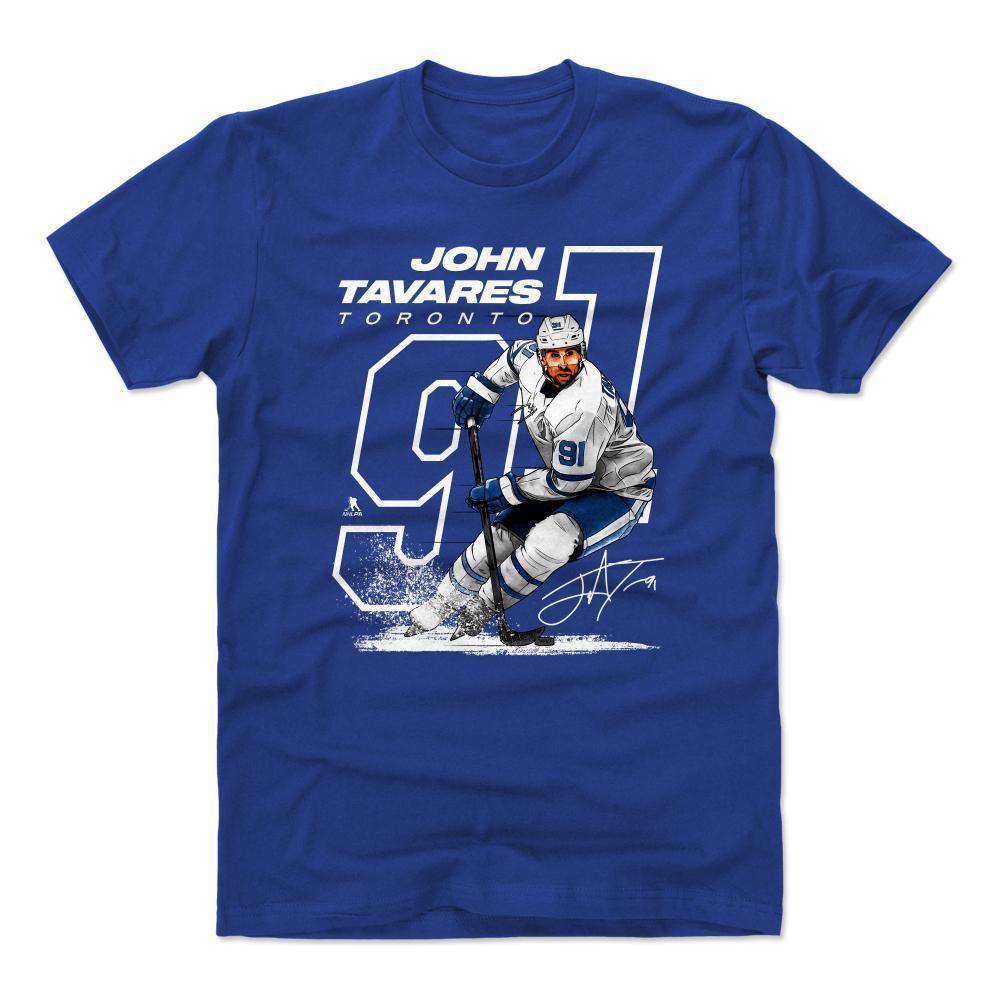 500 Level T-Shirts John Tavares Toronto Maple Leafs 500 Level NHL Offset T-Shirt - Blue