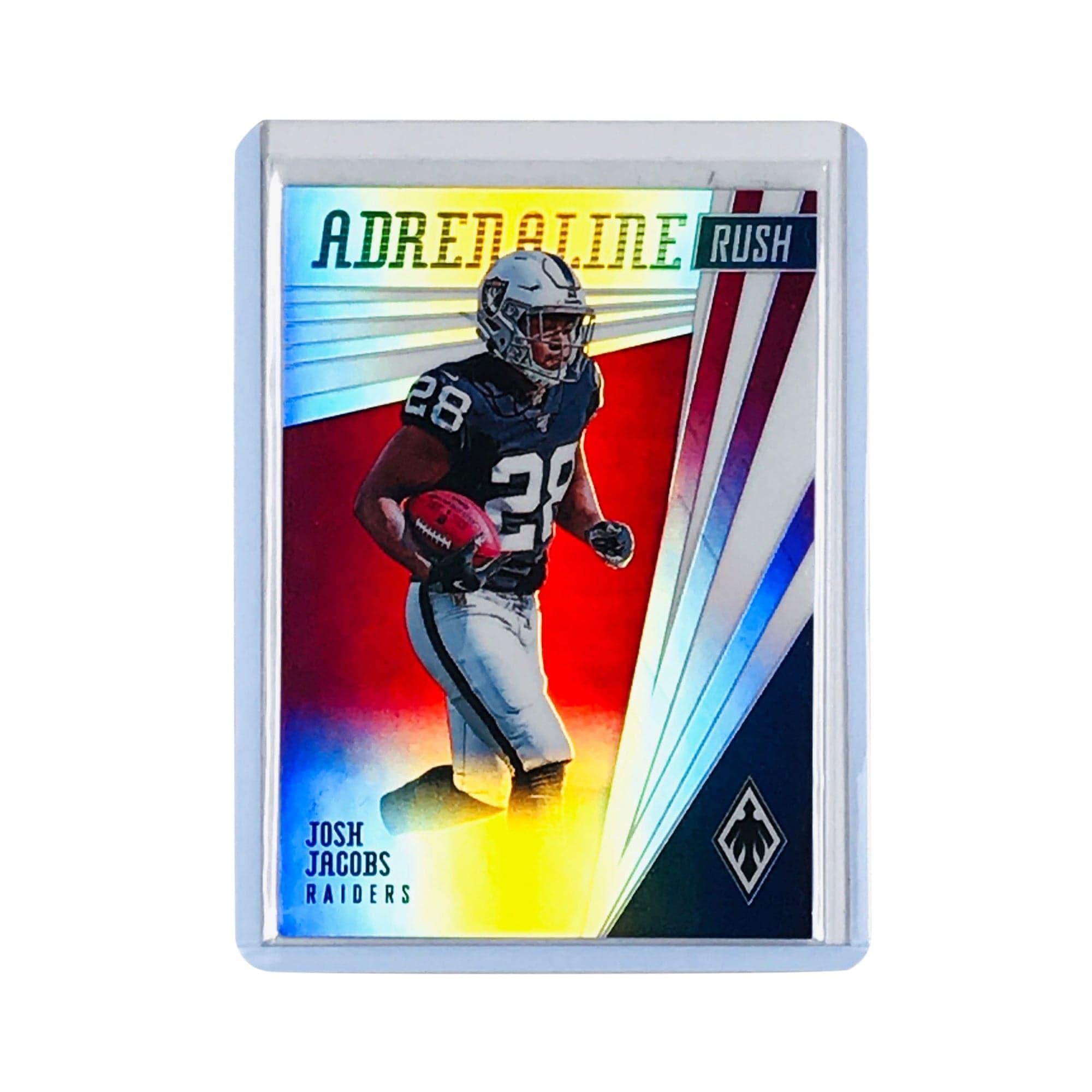Panini Cards Josh Jacobs Las Vegas Raiders 2019 Panini Phoenix NFL Adrenaline Rush Red Rookie Card