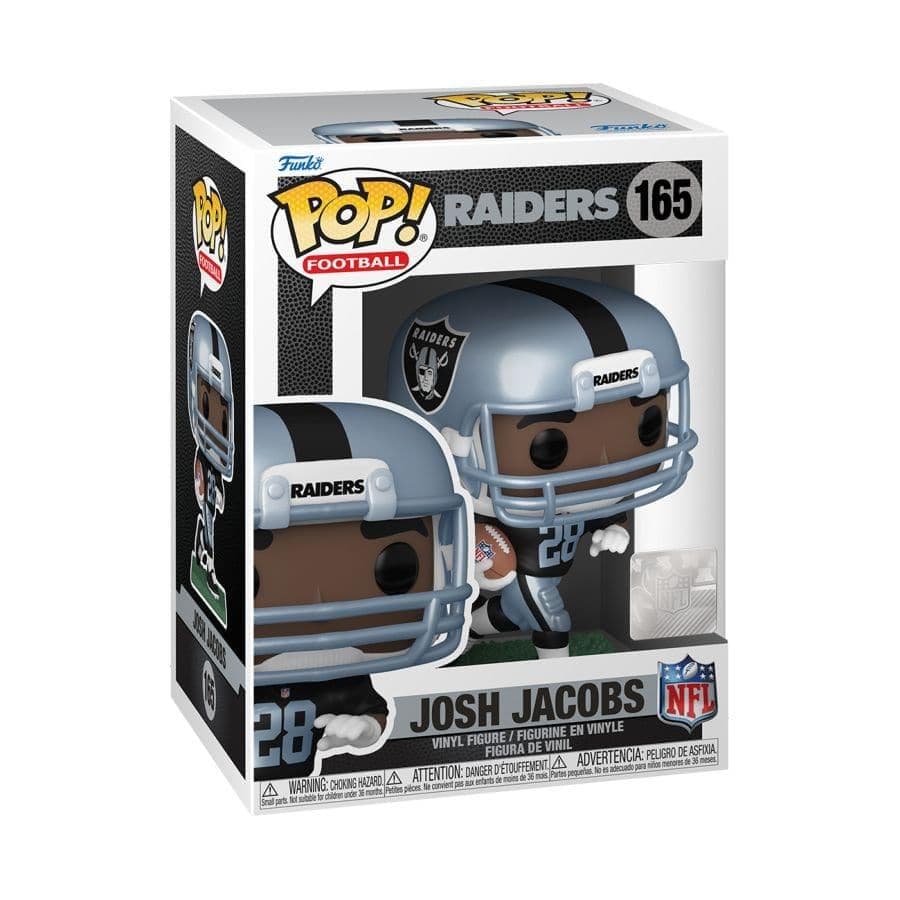 Funko Figures Josh Jacobs Las Vegas Raiders Funko NFL Pop Vinyl 84 Figure
