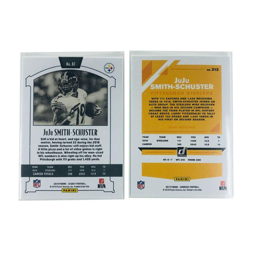Panini Cards JuJu Smith-Schuster Pittsburgh Steelers 2019 Panini NFL 2 Base Card Set