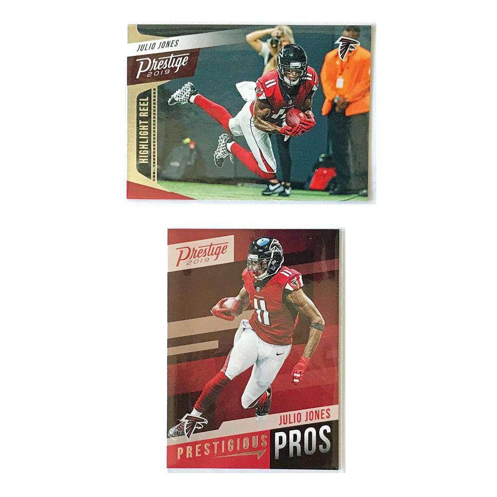 Panini Cards Julio Jones Atlanta Falcons Panini NFL 2019 Parallel/Insert 2 Card Set