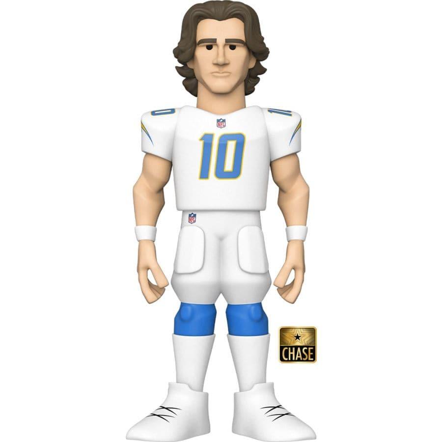 Funko Figures Justin Herbert Los Angeles Chargers Funko NFL 5" Vinyl Gold Figure