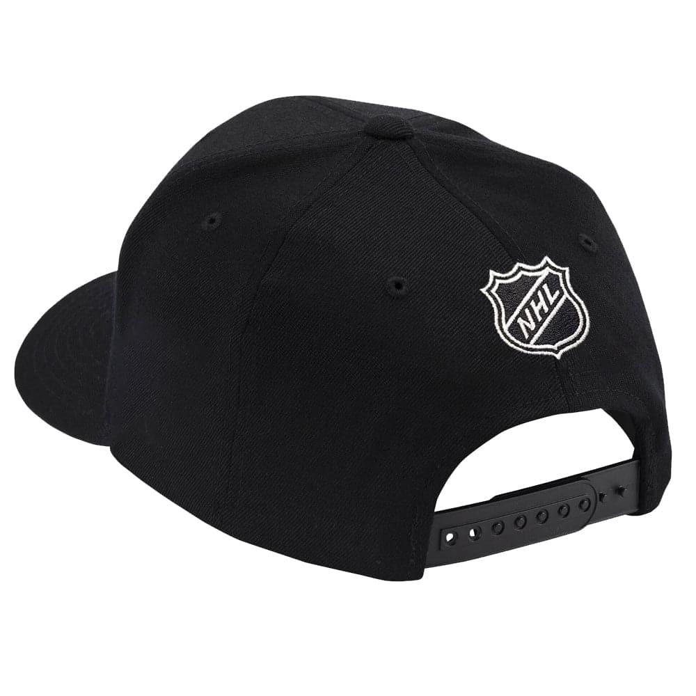 Los Angeles Kings NHL Vintage Logo 110 Curve Snapback Hat - Black