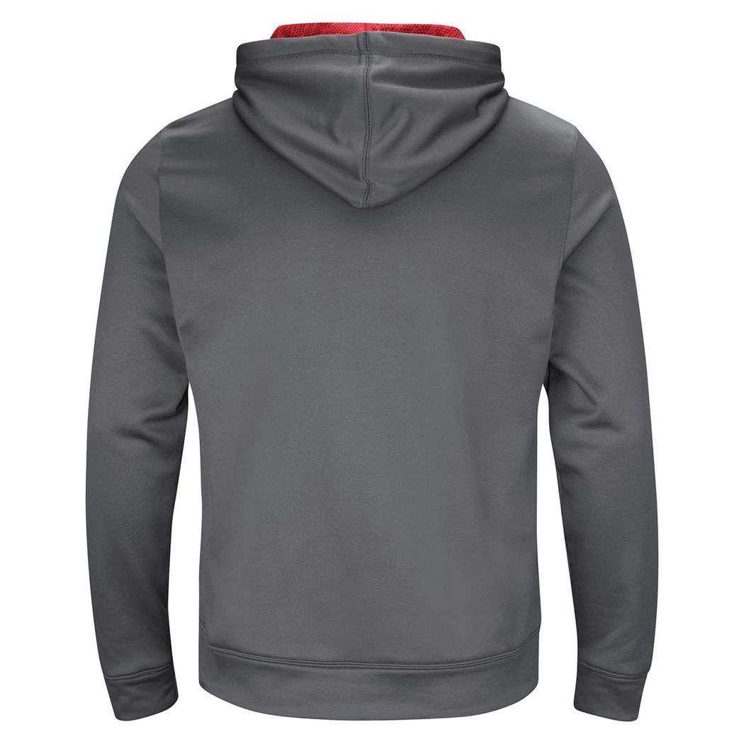 Majestic Athletic Jumpers Kansas City Chiefs Majestic NFL Armor Performance Hoodie Jumper - Grey
