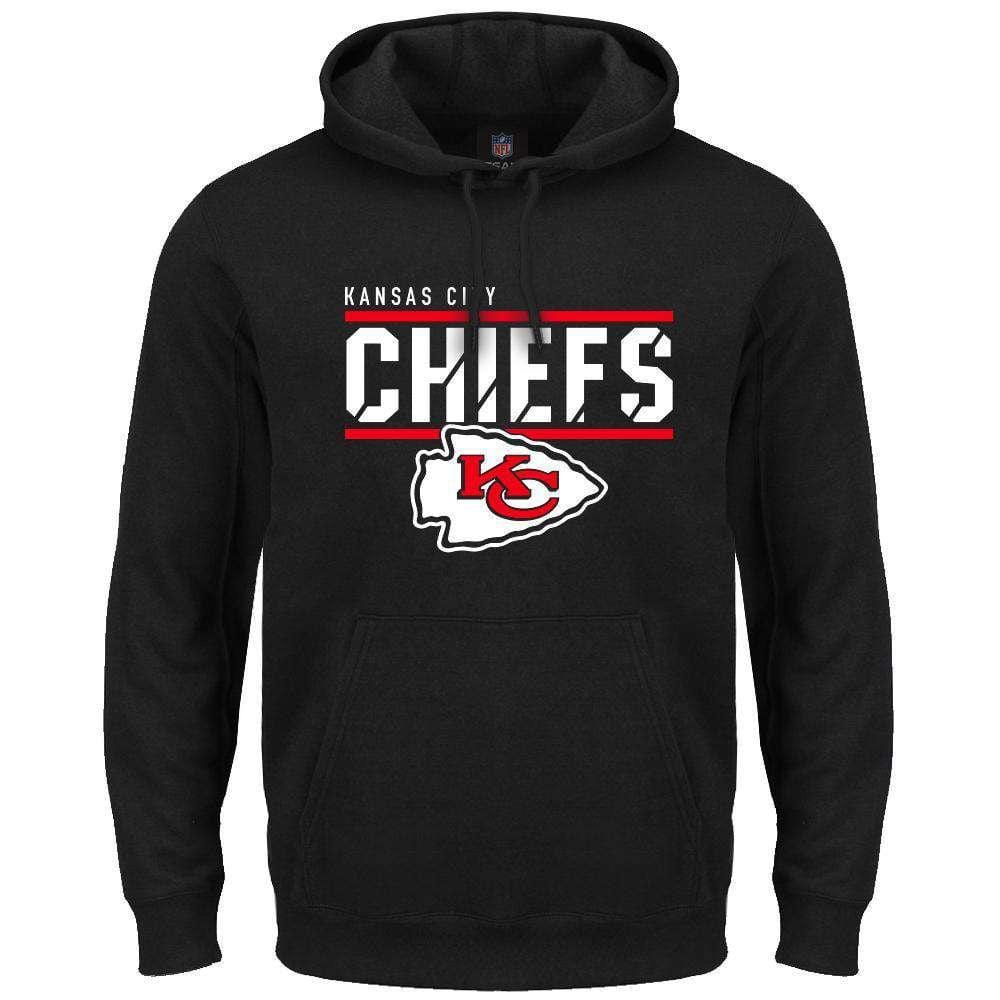 Majestic Athletic Jumpers Kansas City Chiefs Majestic NFL Flex Team Hoodie Jumper - Black