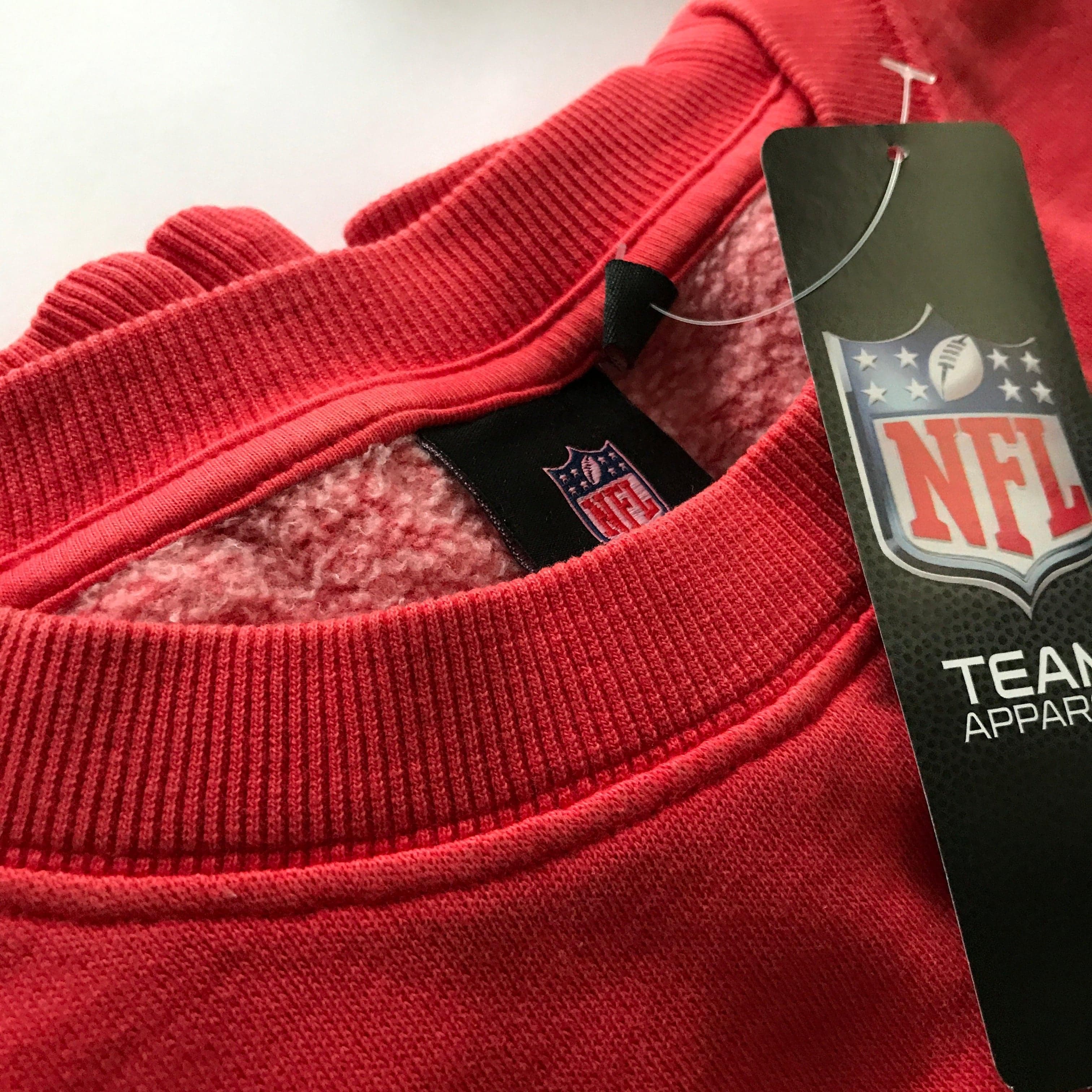 Majestic Athletic Jumpers Kansas City Chiefs Majestic NFL Vintage Arch Crew Jumper - Faded Red